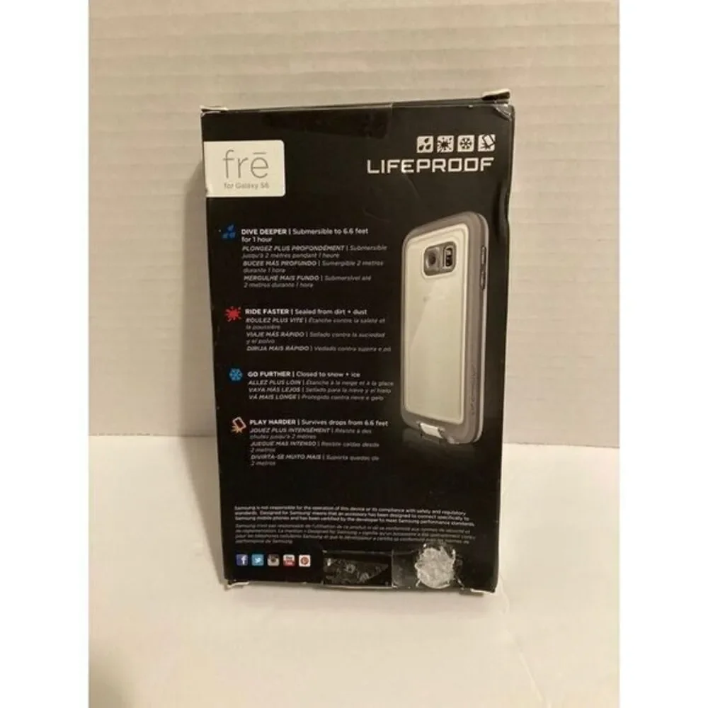 LifeProof FRĒ Samsung Galaxy S6 Case White‎